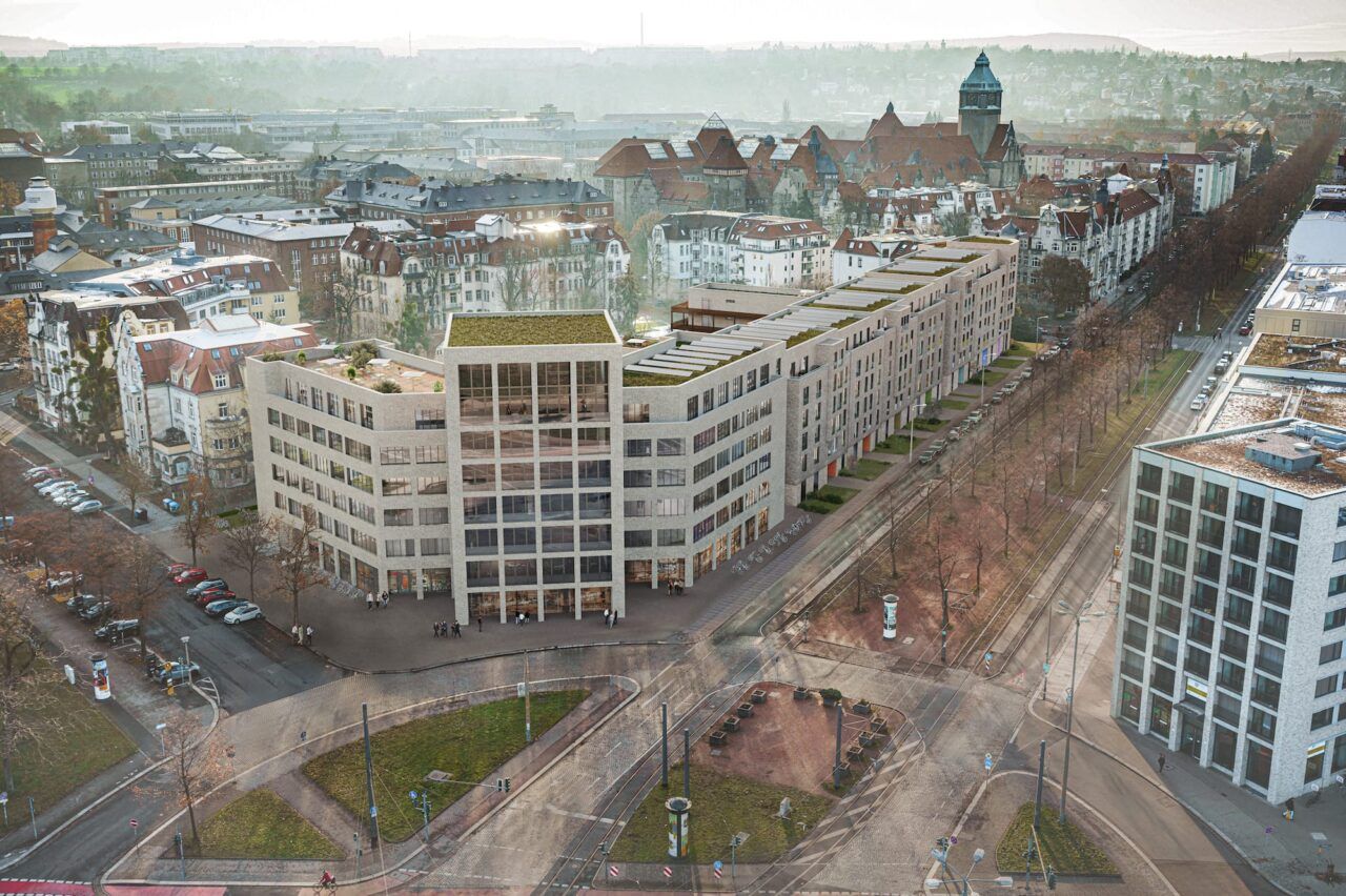 Wohnbebauung Münchner Straße, Dresden - Gewerbe