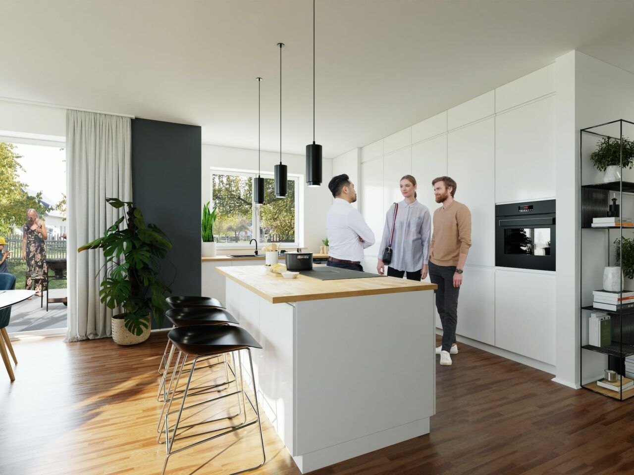 ALTE DORFSTRASSE CROSSEN - Energieeffiziente Einfamilienhäuser in ländlicher Naturidylle - Küche