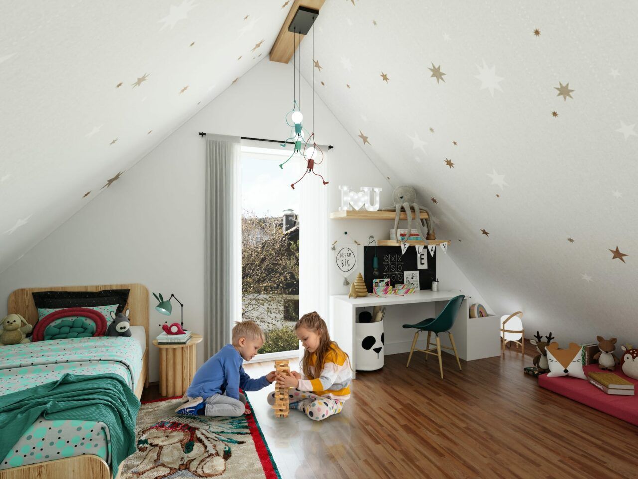 ALTE DORFSTRASSE CROSSEN - Energieeffiziente Einfamilienhäuser in ländlicher Naturidylle - Kinderzimmer