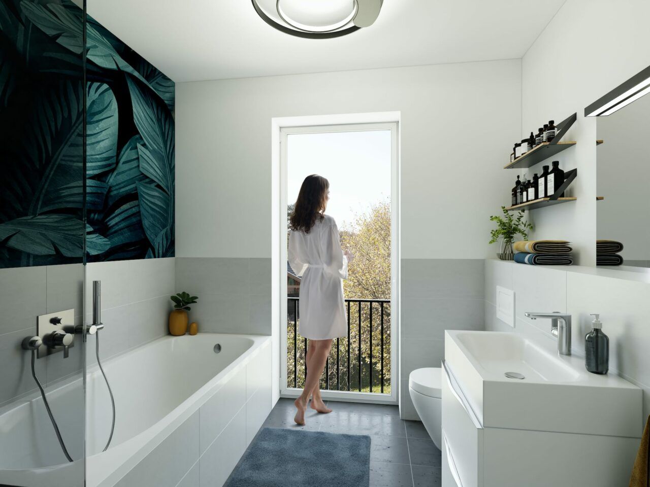 ALTE DORFSTRASSE CROSSEN - Energieeffiziente Einfamilienhäuser in ländlicher Naturidylle - Badezimmer